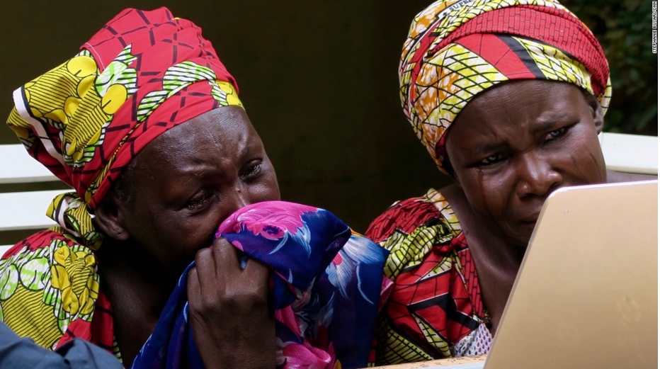 File: Chibok mothers who viewed the video showing 15 of the kidnapped Chibok school girls in April 2016 | CNN