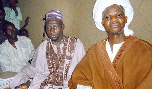 Gawsiyya Sheikh Isma’il Yusha’u, right, with Malam Salisu Abubakar, sect leader in Makarfi. | Daily Trust