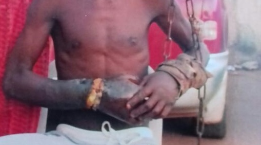 Mr. Yusuf was chained for two months by his father because of his disgraceful attitude.