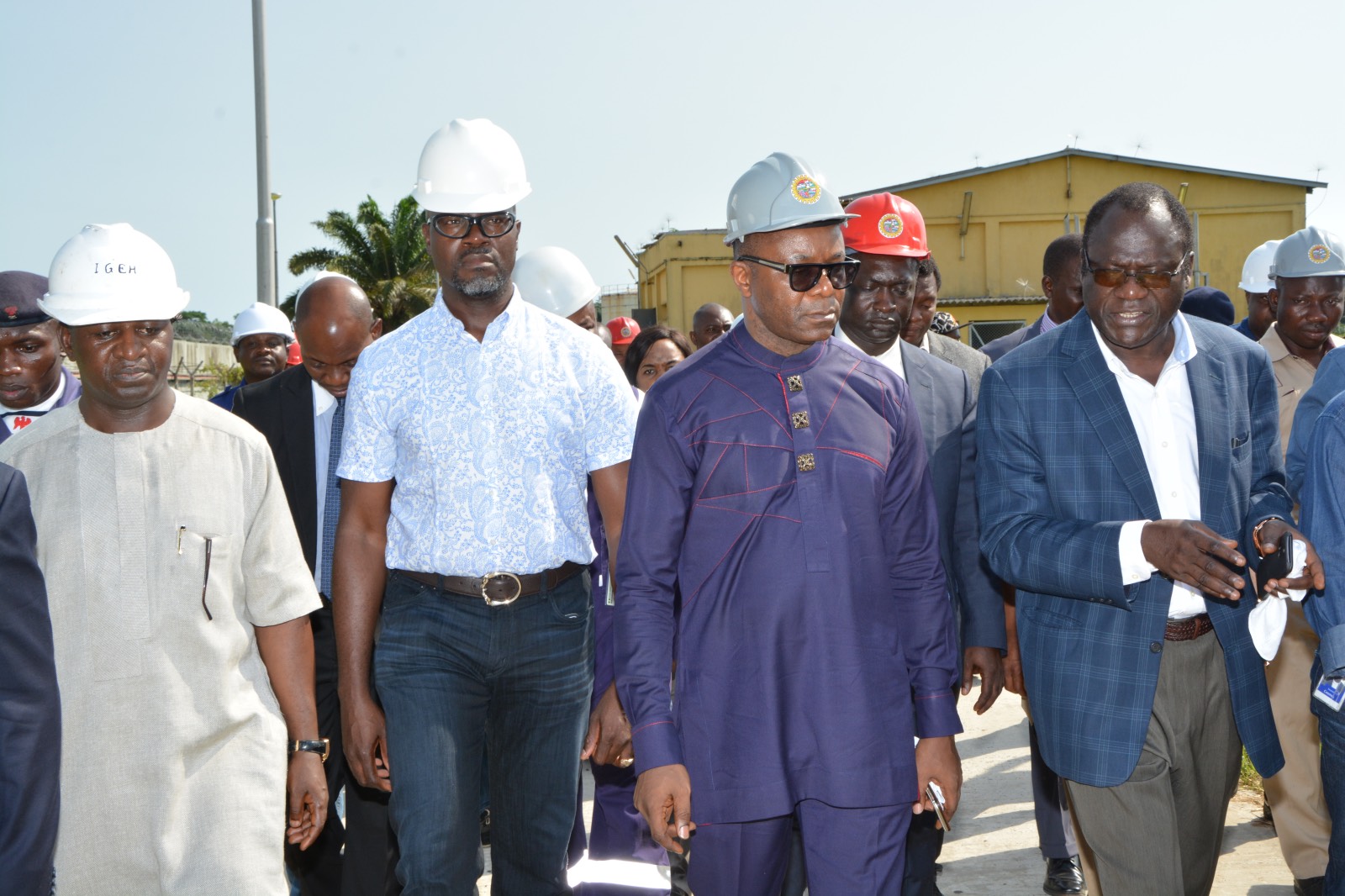 NNPC Kachikwu The Trent Maritime University Dr. Ibe Kachikwu (middle in sun glasses)