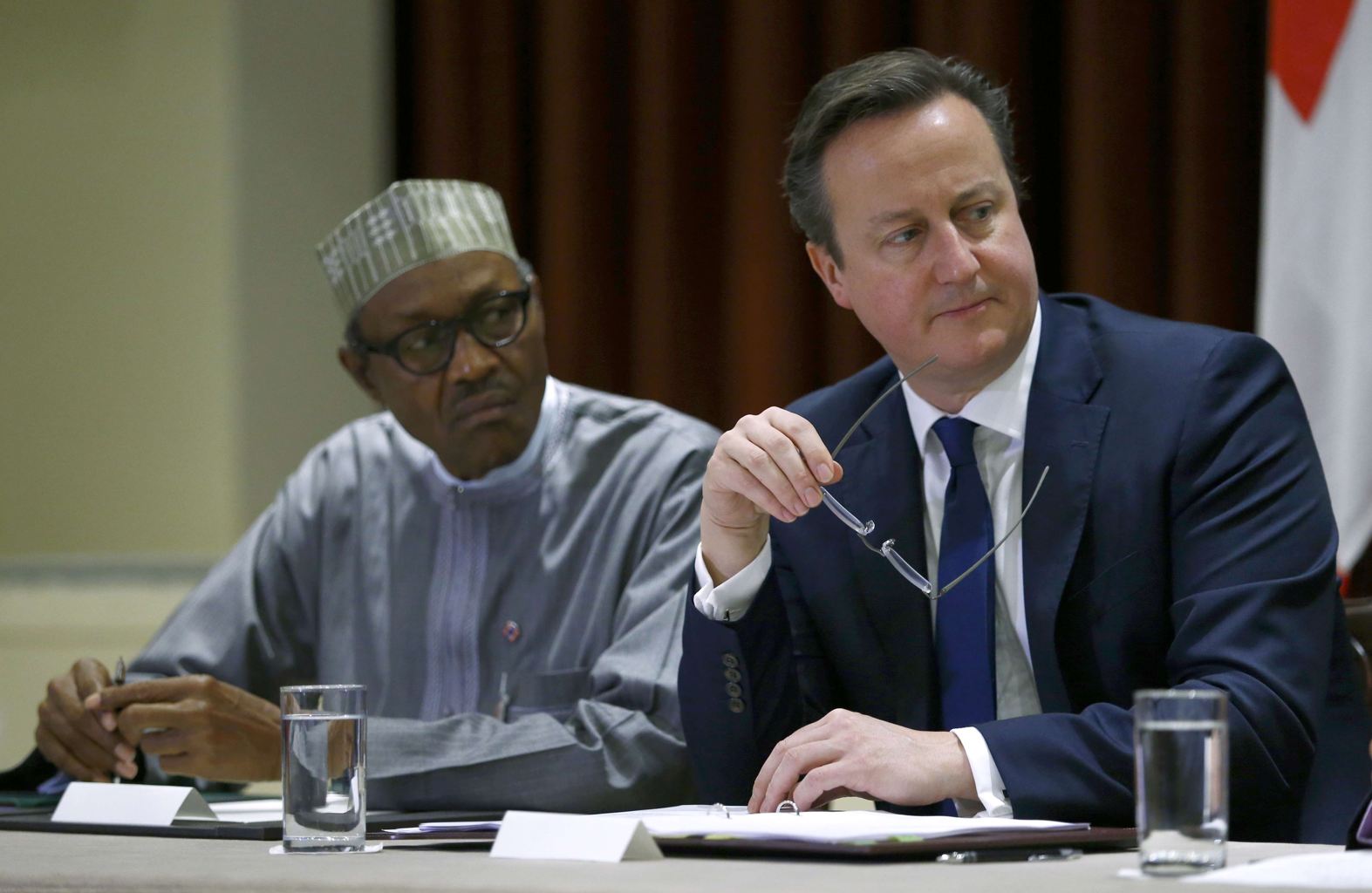 Buhari David Cameron Niger Delta Nigeria Troops