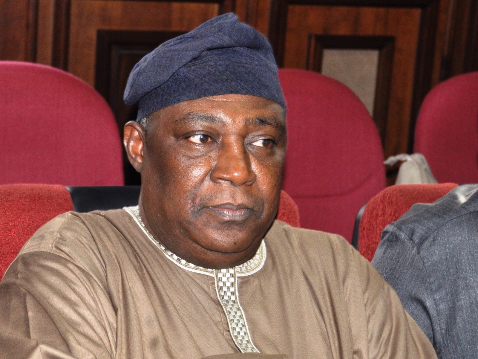 Air Marshal Alex Badeh (rtd) pictured in court during his 