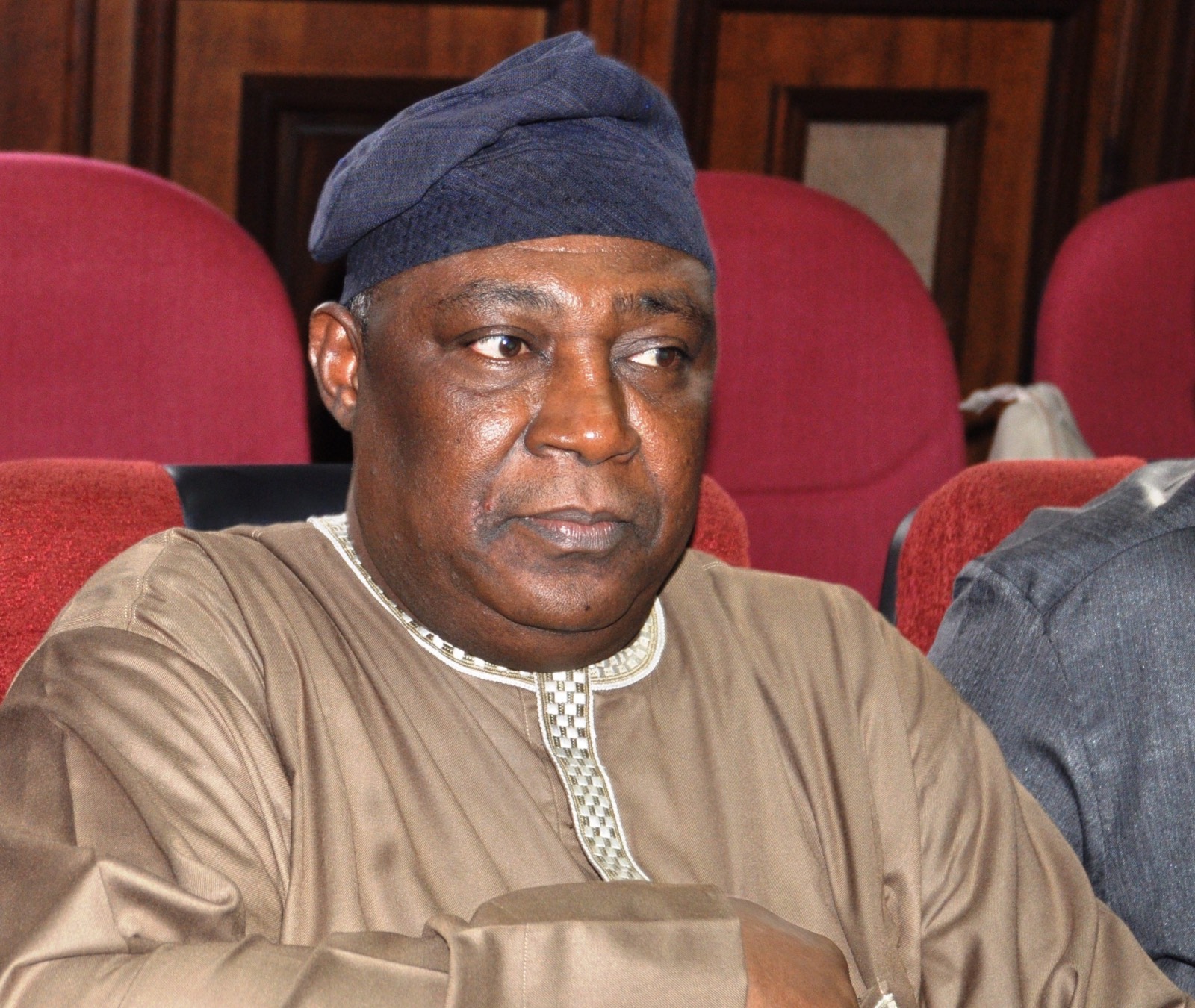 Air Marshal Alex Badeh (rtd) pictured in court during his 
