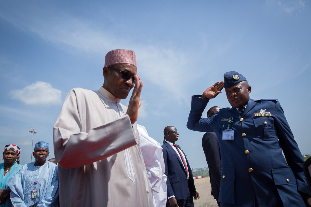 farewell, president muhammadu buhari london buhari health