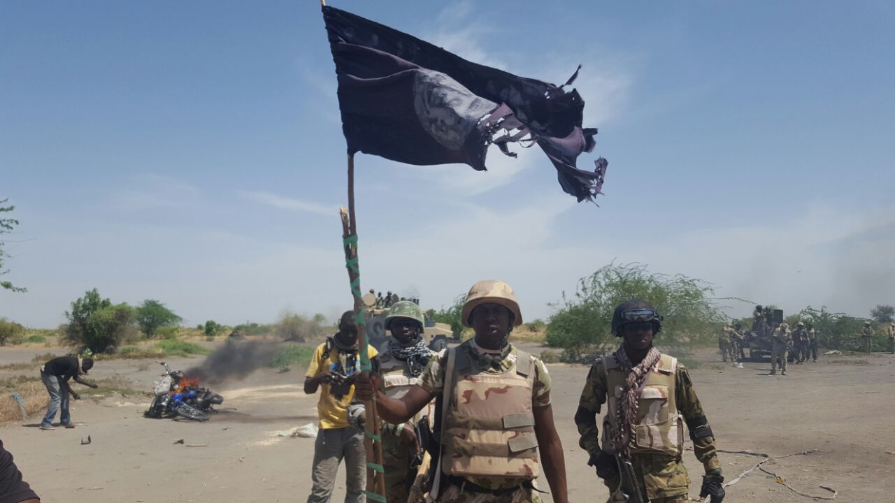 Nigerian troops during its operation in Chukunguda that left 19 terrorist dead including a Boko Haram emir