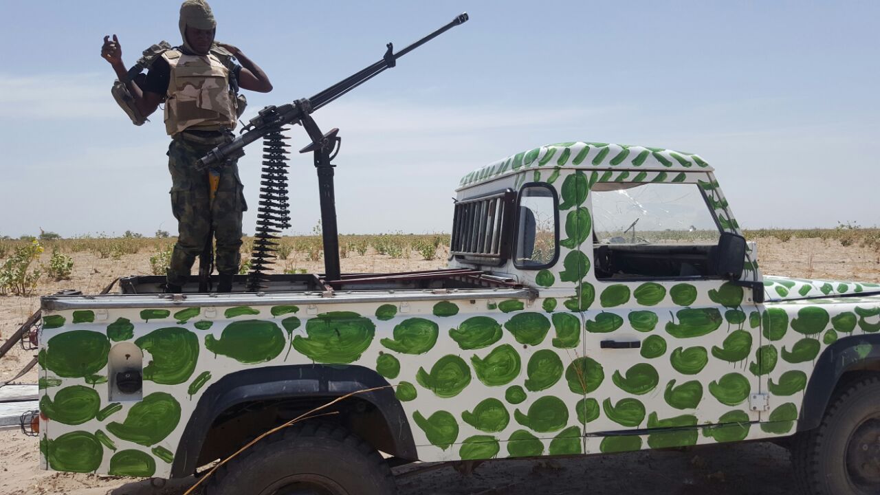 Nigerian troops during its operation in Chukunguda that left 19 terrorist dead including a Boko Haram emir