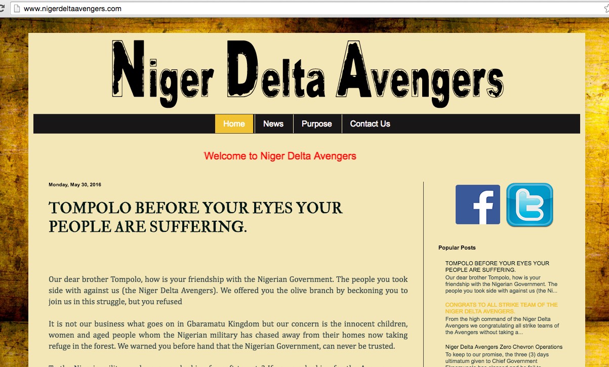 Niger Delta Avengers,