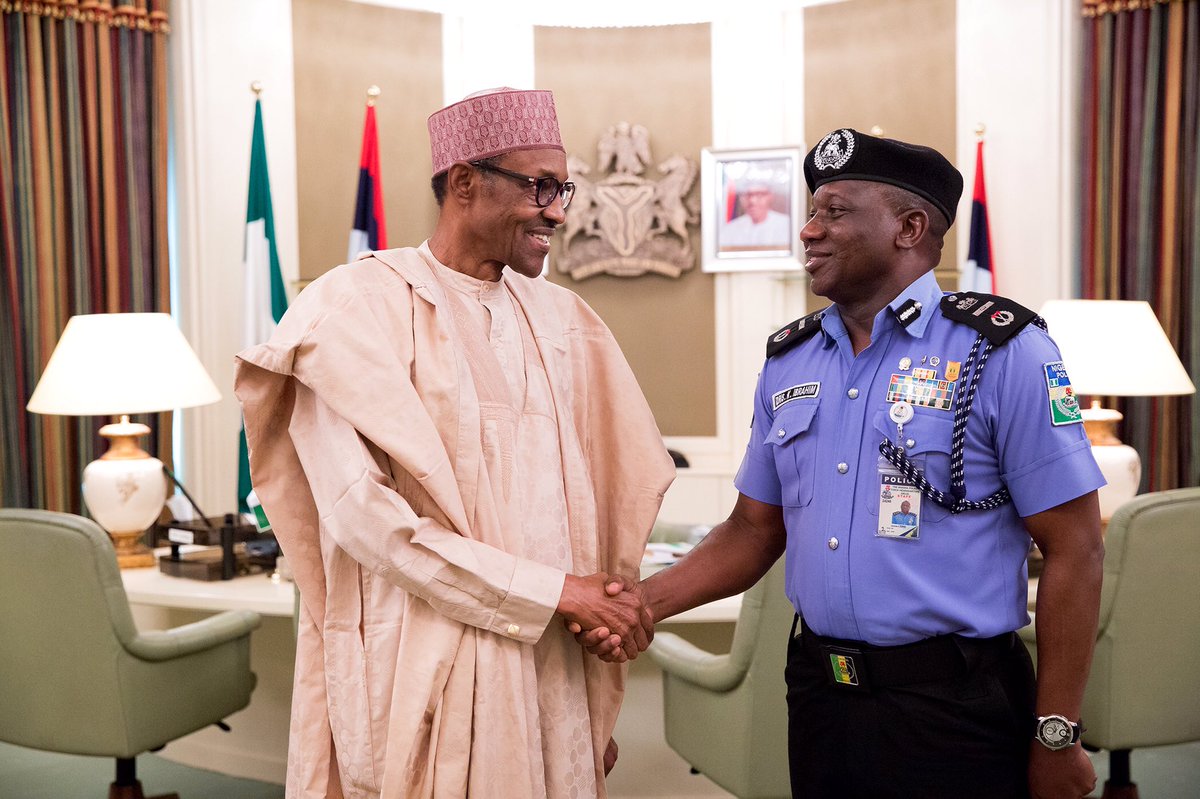 Ibrahim Idris, President Muhammadu Buhari, Ike Ekweremadu, Bukola Saraki