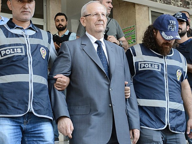Turkish Second Army Commander General Adem Huduti, center, is one of thousands arrested and incarcerated since the coup attempt. Turkey’s Western allies worry President Tayyip Erdogan is using the crackdown to target dissent. | Anadolu Agency via Getty Images