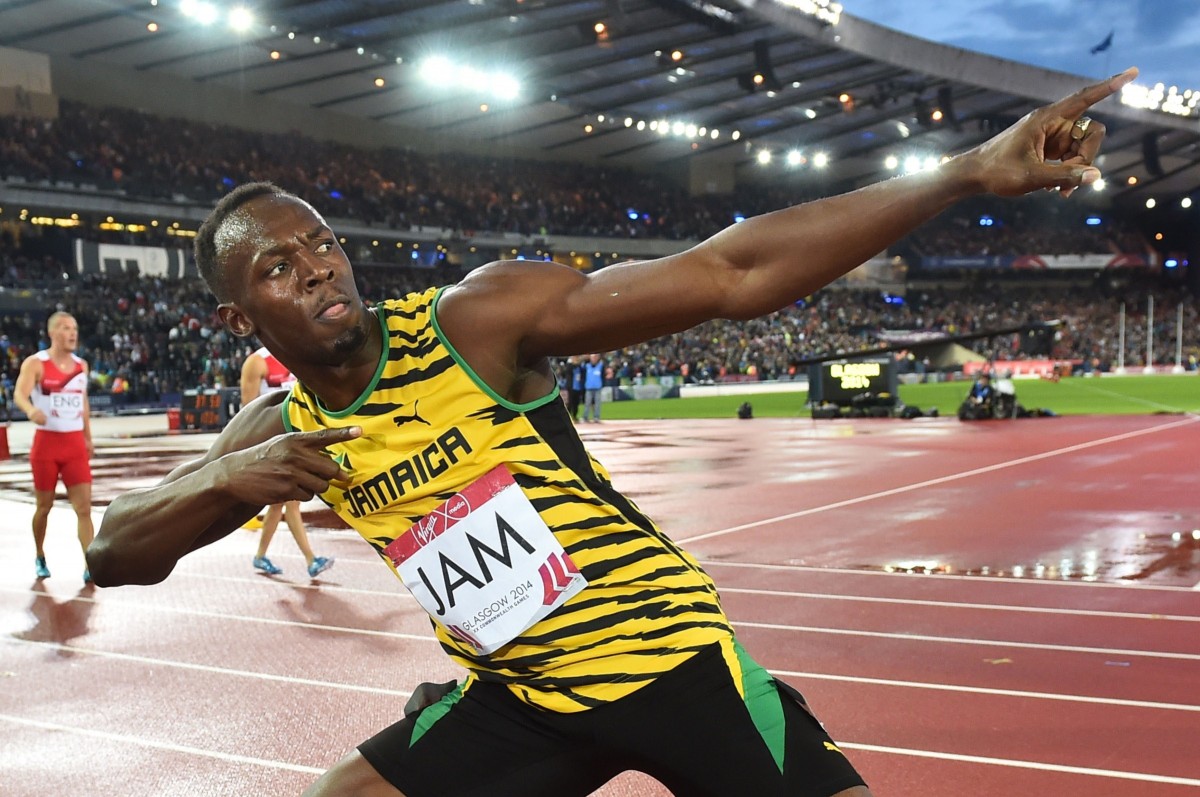 Usain Bolt, Ghasston Slimen,