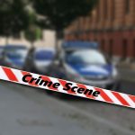 police car siren crime scene