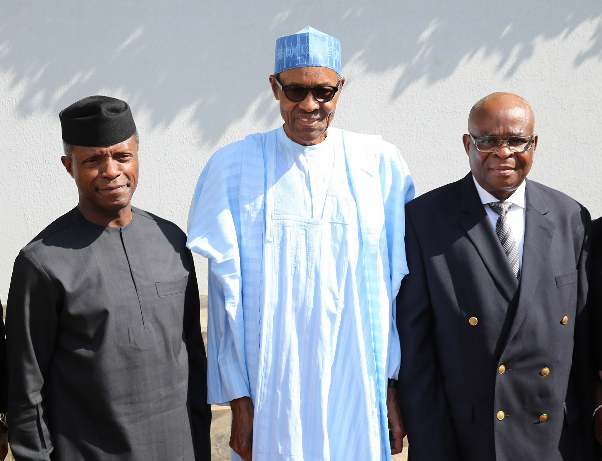 Muhammadu Buhari, Justice Walter Samuel Nkanu Onnoghen Yemi Osinbajo, chief justice of nigeria