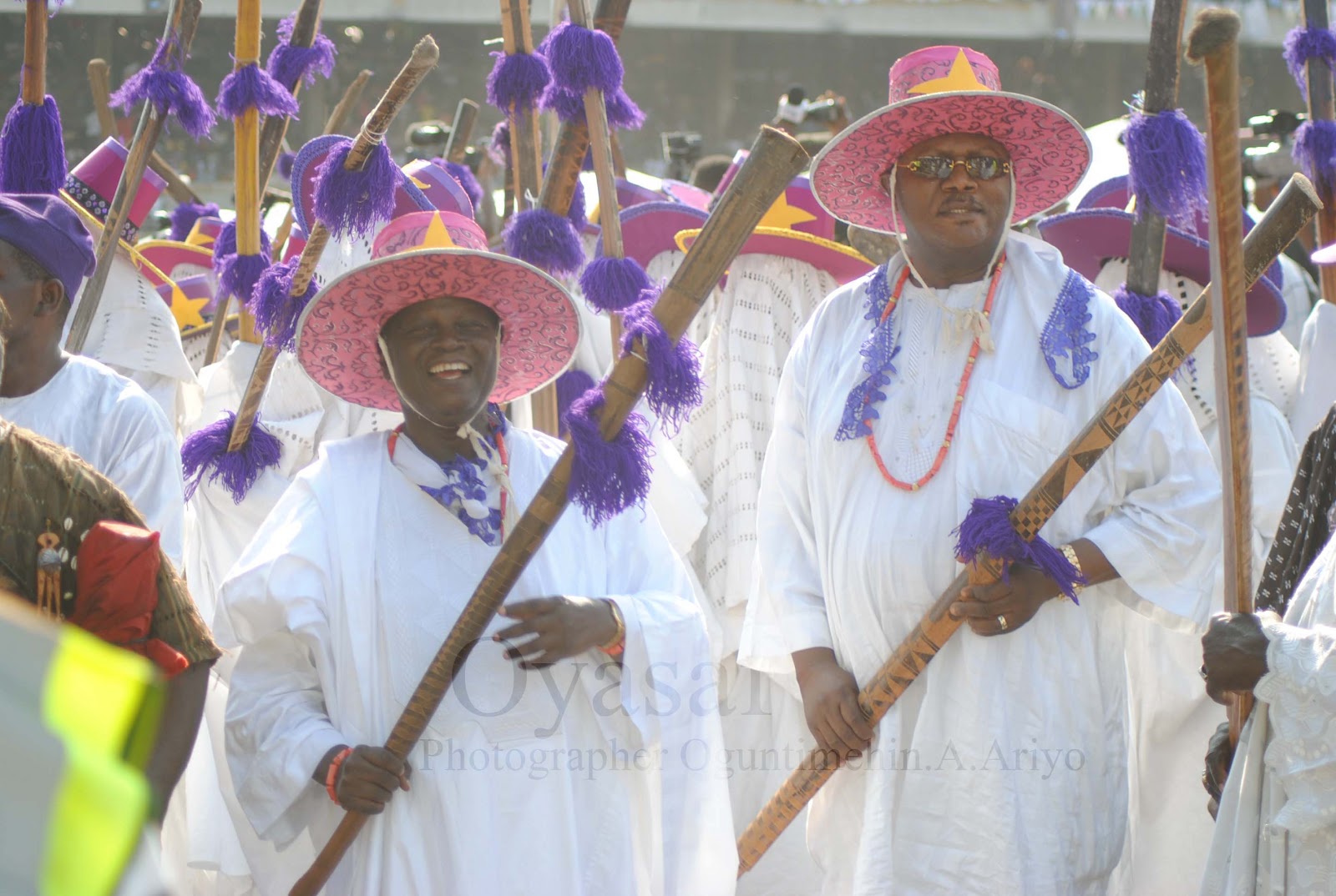 Rasheed Gbadamosi during an Eyo festival | Oyasar Ariyo