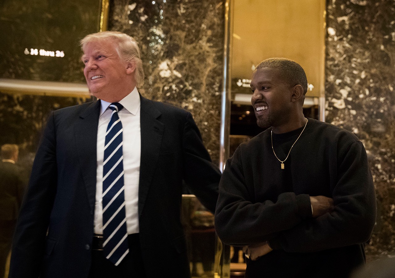 Kanye West, Donald Trump, Twitter, Followers
