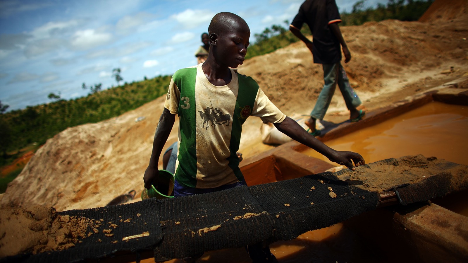 Zamfara A boy works at an illegal gold mine in northern Nigeria. Lead from these mines has sickened thousands of children in the region. | North Country Public Radio