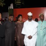 L-R Ruth Osime, Kayode Fayemi, Mo Abudu, Adebola Williams, Rotimi Amaechi, Peter Obi at #TFAA2016_Fotor