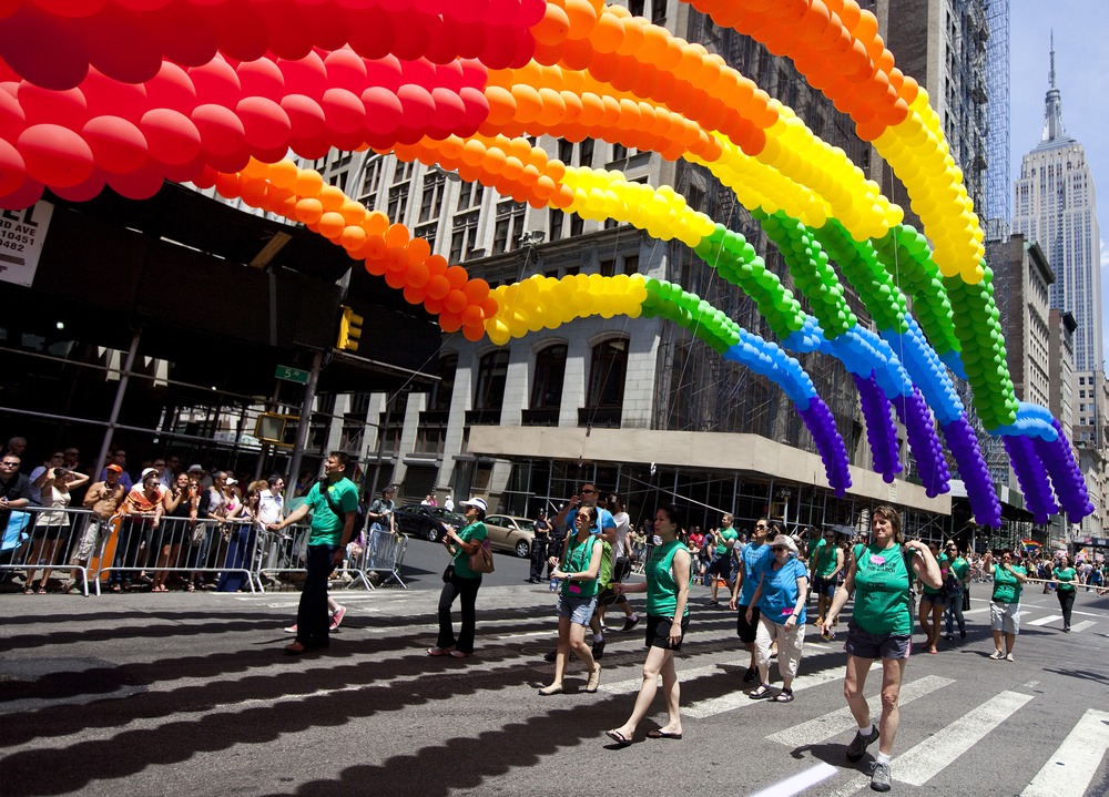 Image: Gay Pride March Held In New York City