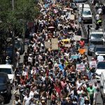 Women’s solidarity march in Sydney, New South Wales