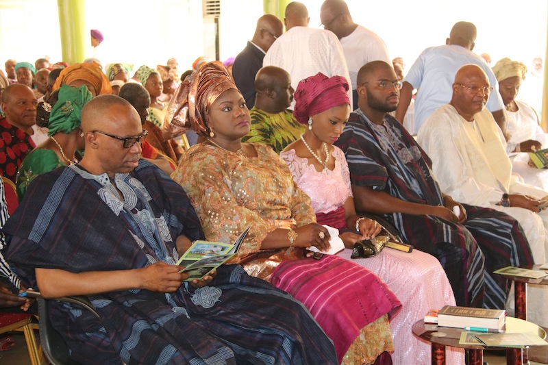 From left; Former Governor of Ondo State, Dr Olusegun Mimiko, his Wife, Olukemi and his children, Bibitayo and Bayonle, and Former Nigerian Ambassador to Central African Republic, Ambassador Roland Omowa.