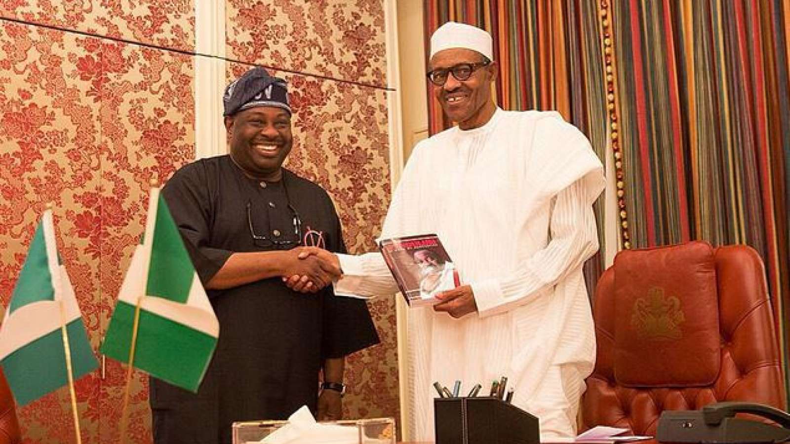 Books Dele Momodu visits Muhammadu Buhari