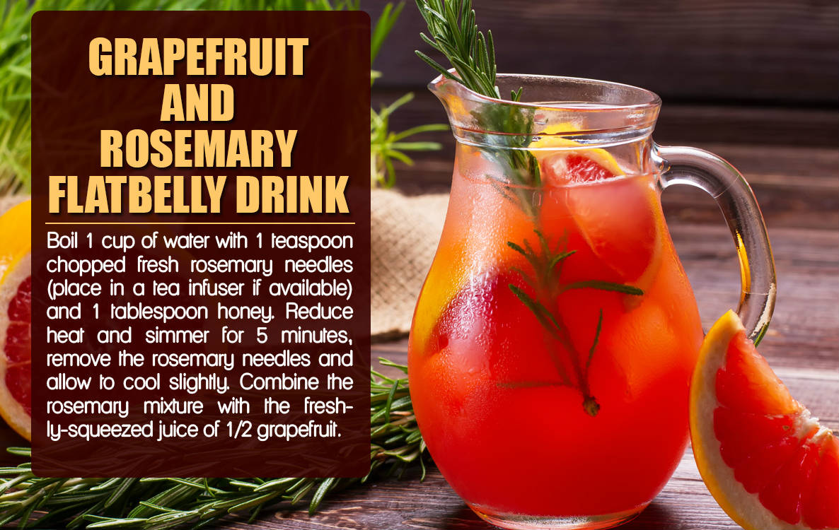 Grapefruit & Rosemary Flat Belly Drink