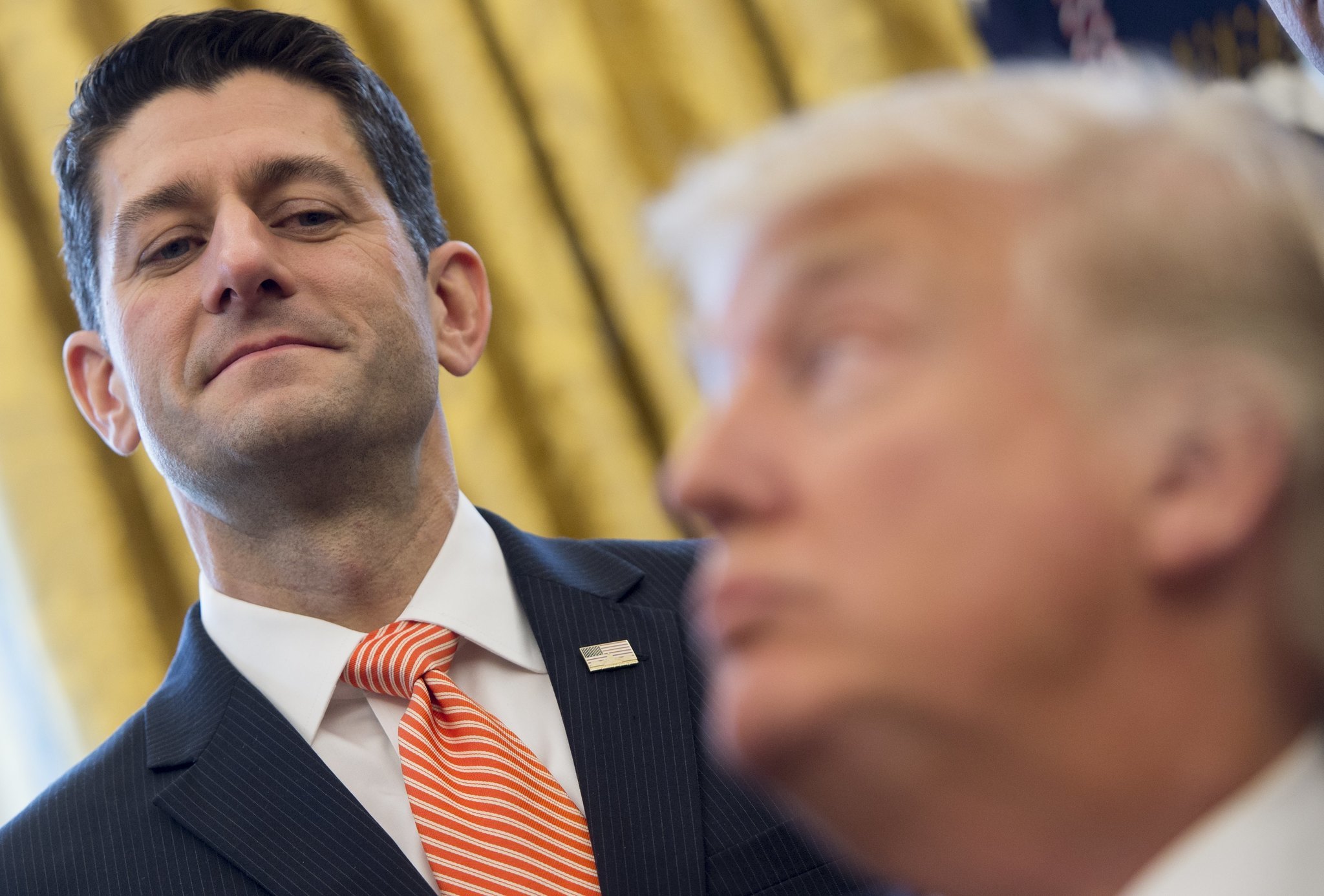 US Republican House Leader Paul Ryan Donald Trump