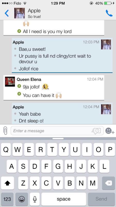 Apostle Suleman Stephanie Otobo BBM screenshots