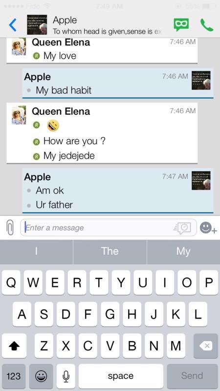 Apostle Suleman Stephanie Otobo BBM screenshots