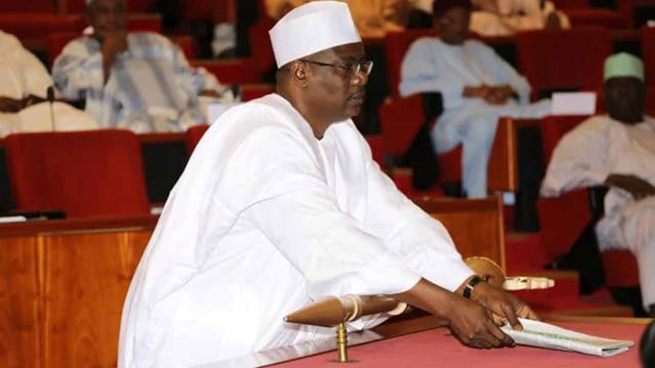 Senator Ali Ndume on the floor of the Nigerian Senate