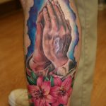 Praying Hand Tattoo The Trent 123