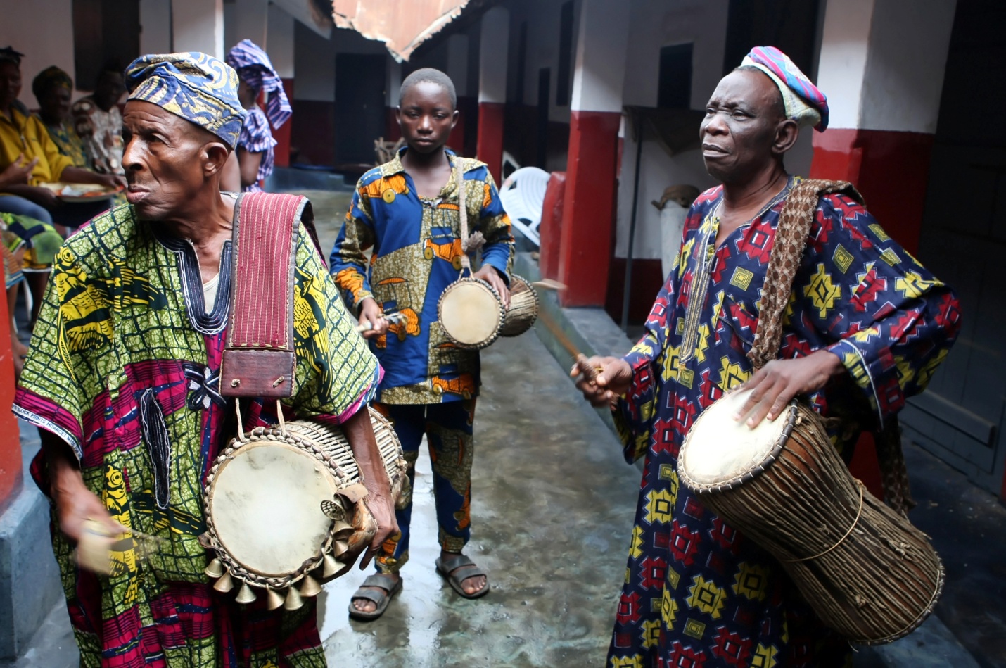 Yoruba talking drum players | Observe Nigeria
