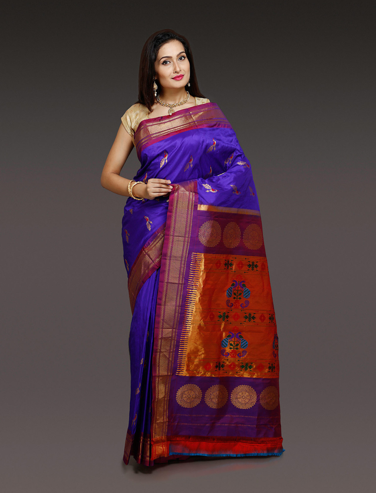 Ganesh Utsav Saree festivals india