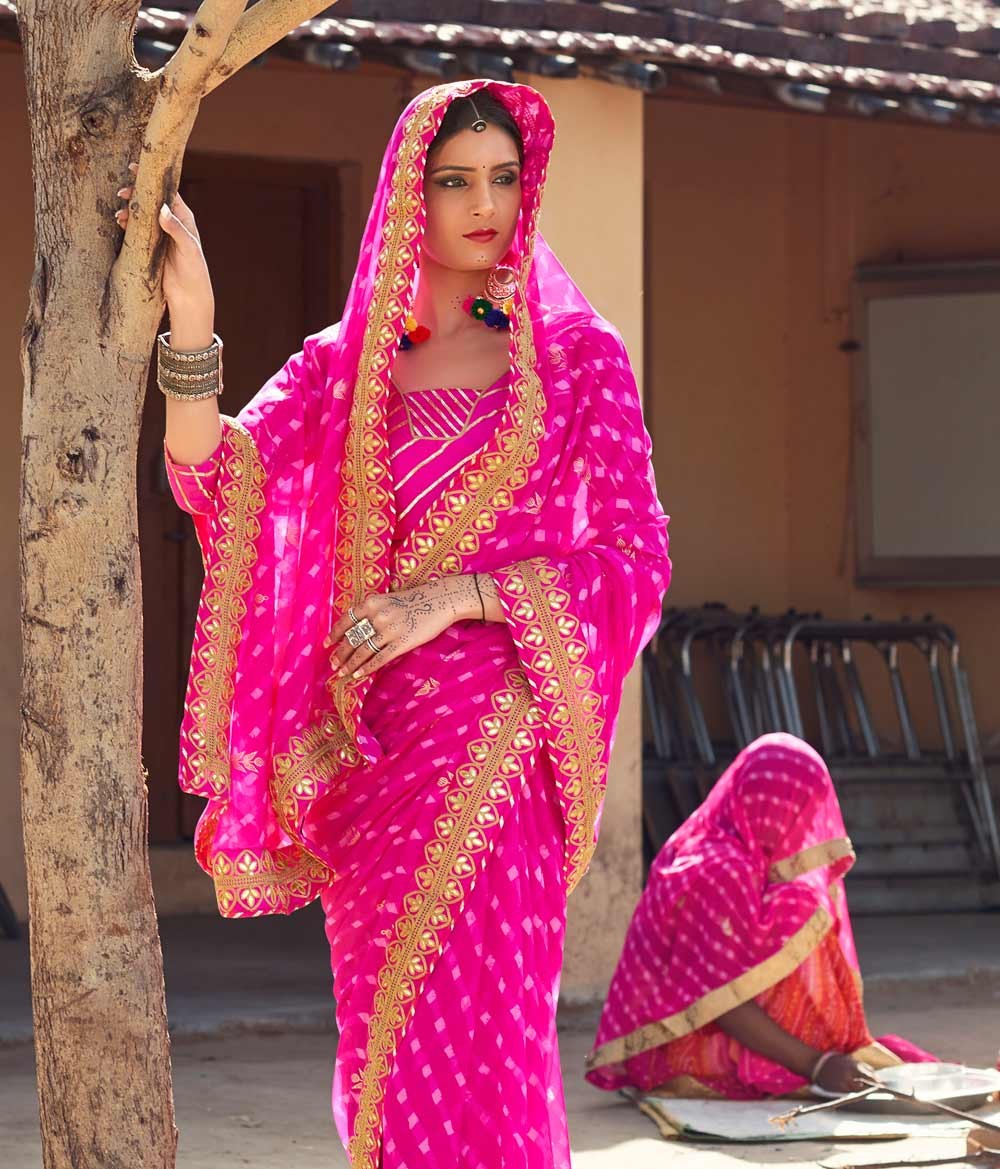 Gotta patti saree festivals