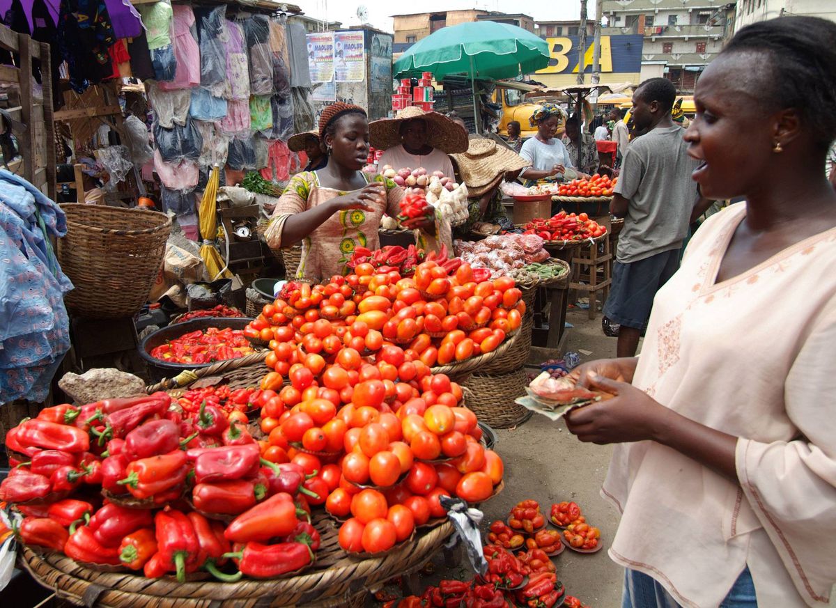 inflation rate, Food insecurity, Nigerian Market Nigerian Open Market economy Lagos