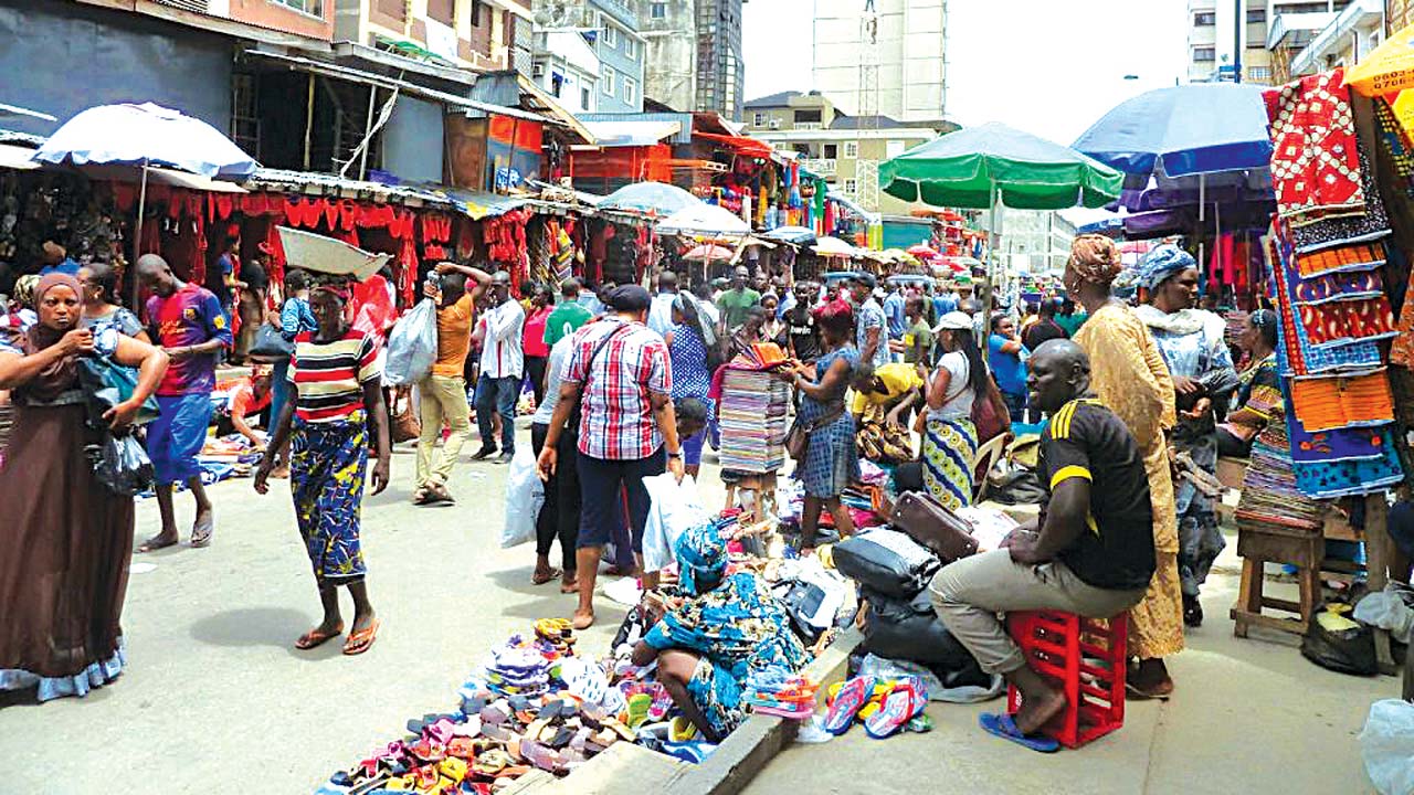 Lagos Market, Nigerian Market Nigerian Open Market economy Lagos