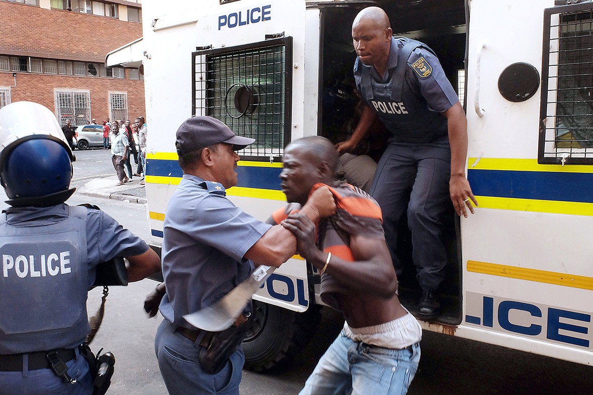 South Africa South African Police Nigerians