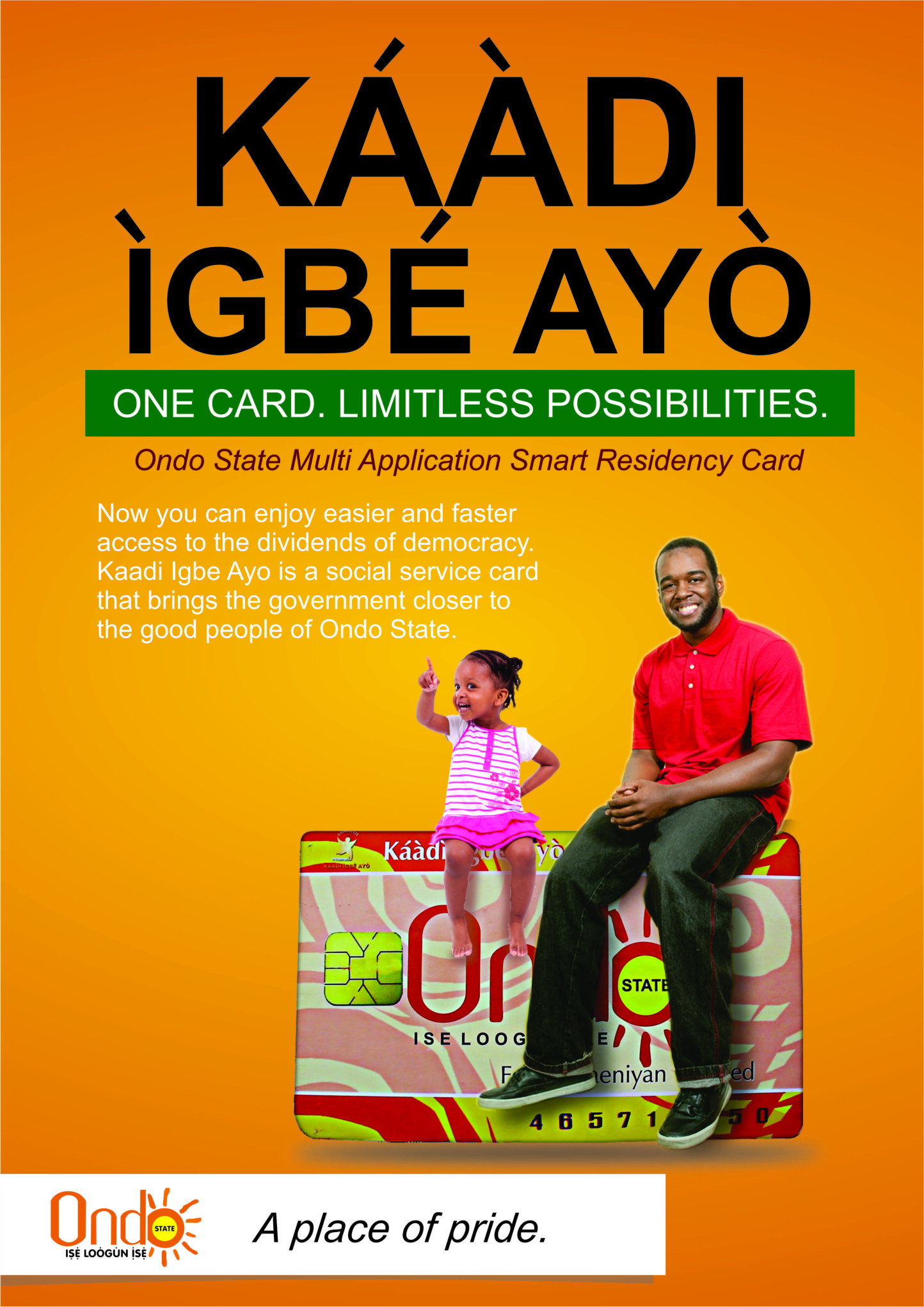 A promotional poster for Kaadi Igbe Ayo in Ondo State