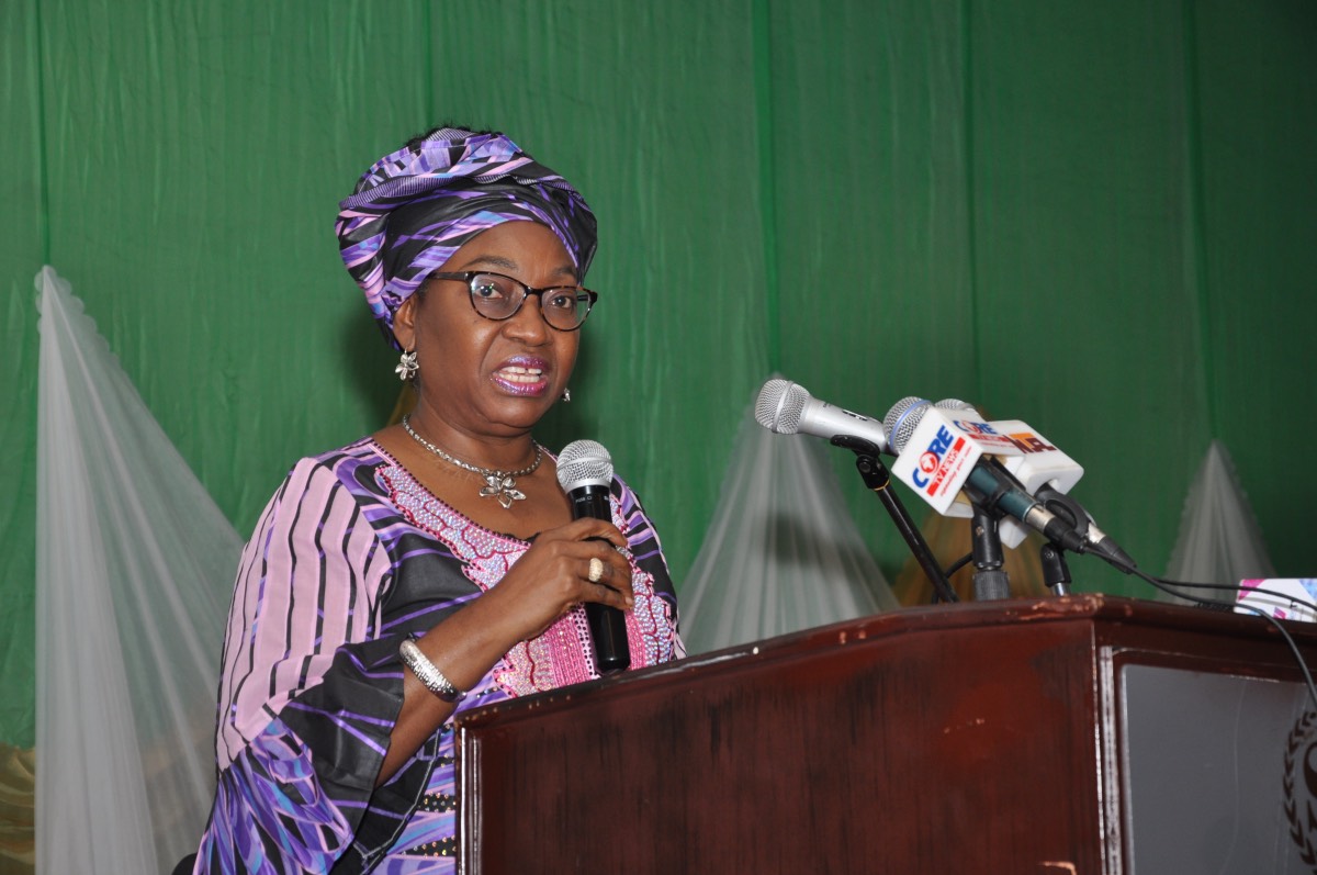 Winifred Oyo-Ita, the head of service of the federation
