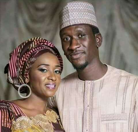 Maryam Sanda and her late husband, Haliru Bello