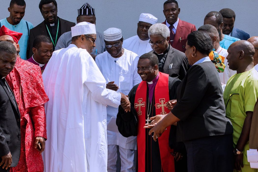 Buhari CAN Blood money, CAN, Lauretta Onochie, Theresa May, Samson Olasupo Ayokunle, Adebayo Oladeji