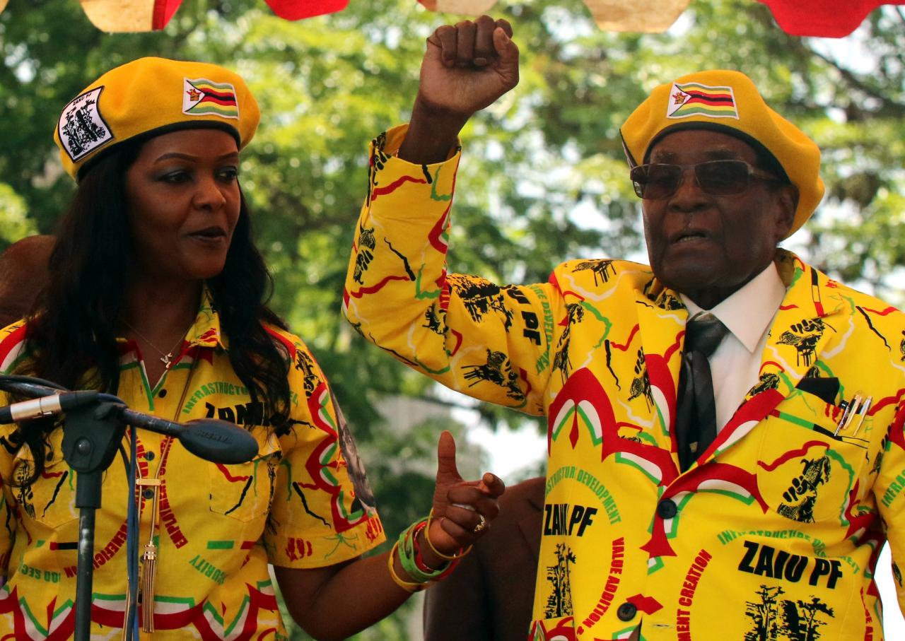 grace mugabe, robert mugabe , zimbabwe