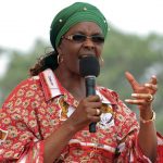 Zimbabwe’s First Lady Grace Mugabe addresses her maiden political rally in Chinhoyi