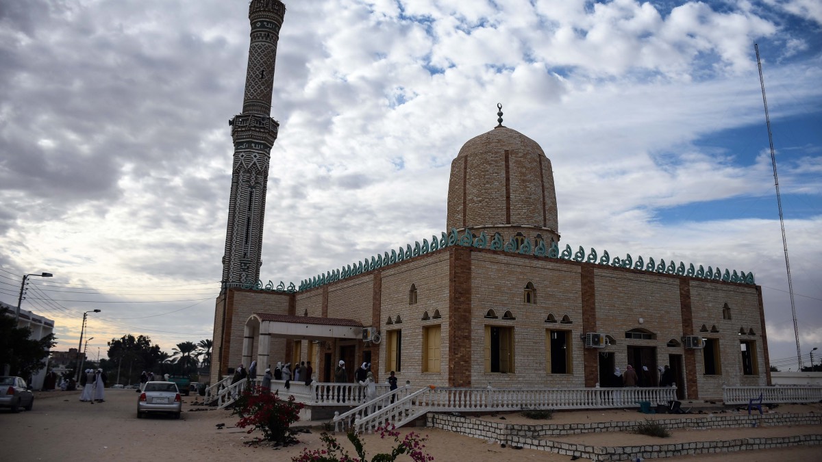 The mosque where militants bombed in Egypt on Nov 25, 2017 | EPA-EFE/Ahmed Hassan
