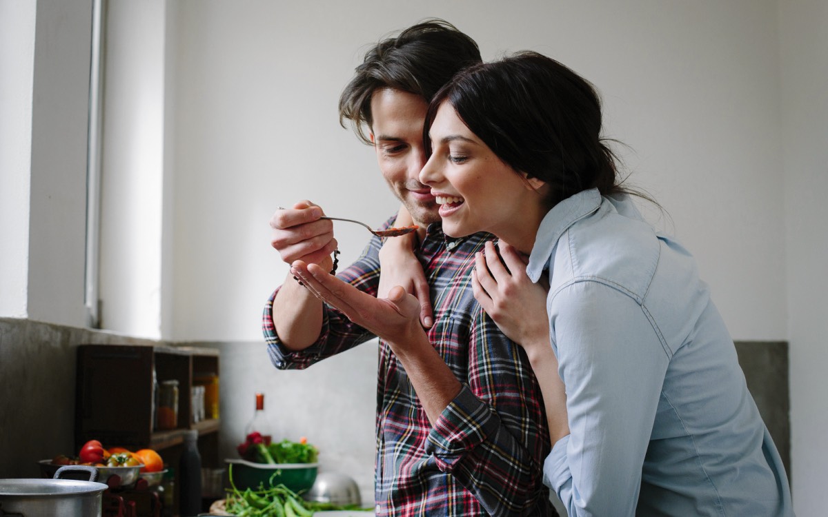 skills couple love cooking married younger