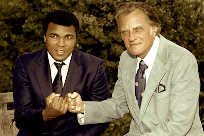 Billy Graham meets Muhammad Ali