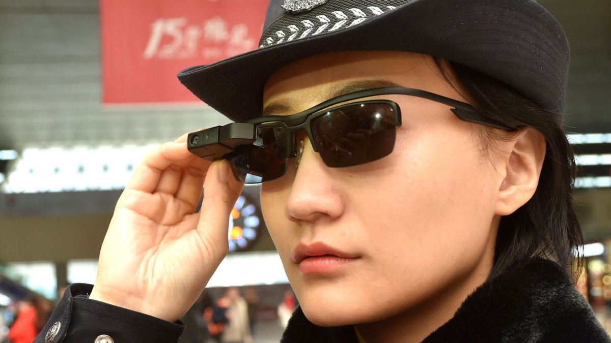 China, Police , facial recognition, sunglasses