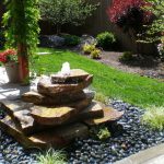 outdoor water fountain gardens