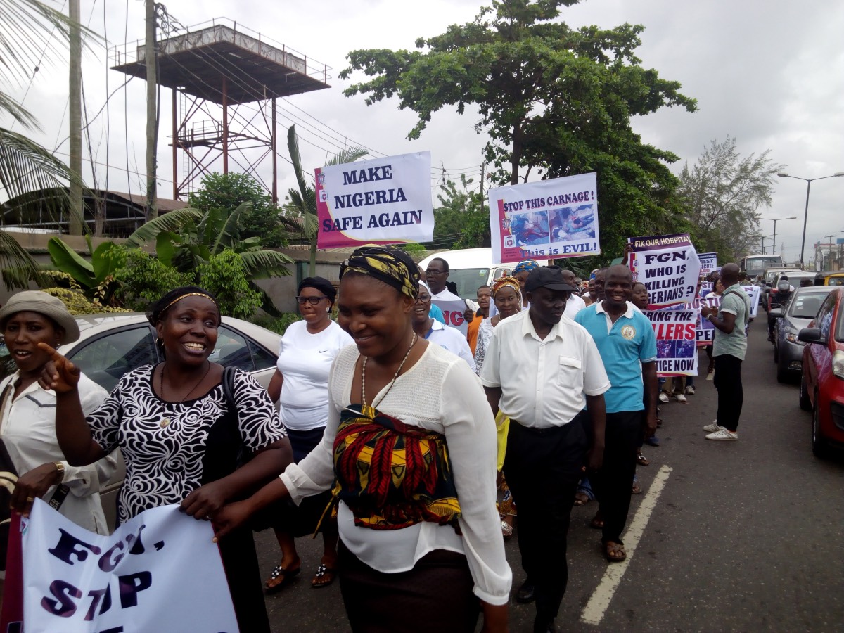 catholic church protest