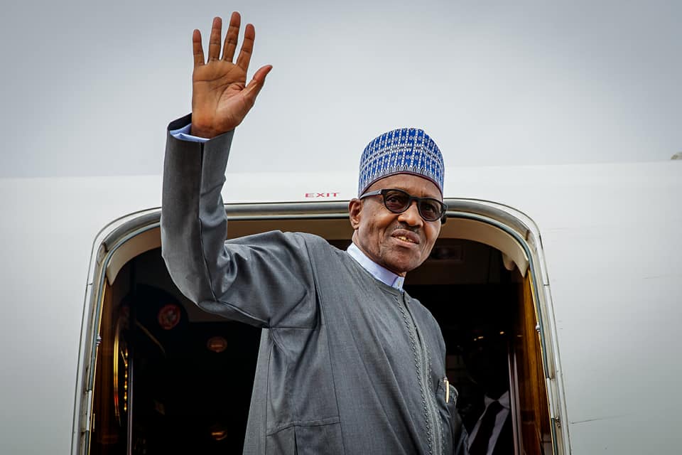 President Buhari departs for a 4 day Medical Trip to UK on 8th May 2018