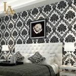 European-Embossed-Flocking-Black-Damask-Wallpaper-3D-Living-room-Bedroom-Luxury-Home-Decor-Modern-Wall-paper